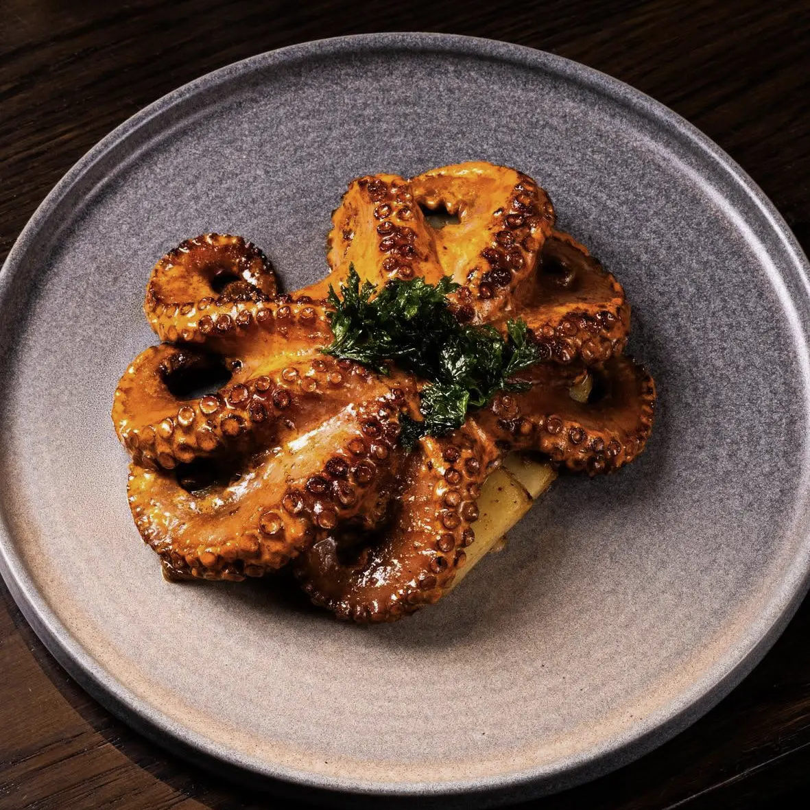 Pulpo a las brasas