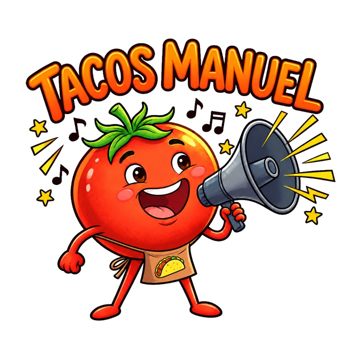 Logotipo oficial de Tacos Manuel